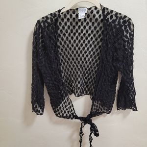 Black Lace Cardigan